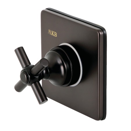 Kingston Brass SingleHandle ThreeWay Diverter Valve with Trim Kit, Oil Rubbed Bronze KS3045EX